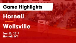 Hornell  vs Wellsville Game Highlights - Jan 20, 2017