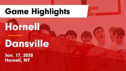 Hornell  vs Dansville  Game Highlights - Jan. 17, 2020