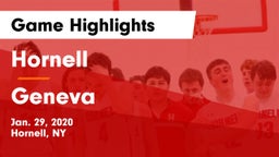 Hornell  vs Geneva  Game Highlights - Jan. 29, 2020