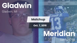 Matchup: Gladwin  vs. Meridian  2016