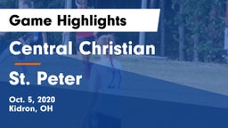 Central Christian  vs St. Peter  Game Highlights - Oct. 5, 2020