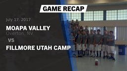 Recap: Moapa Valley  vs. Fillmore Utah Camp 2017