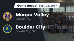 Recap: Moapa Valley  vs. Boulder City  2017