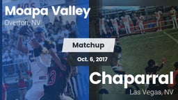 Matchup: Moapa Valley High vs. Chaparral  2017