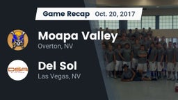 Recap: Moapa Valley  vs. Del Sol  2017