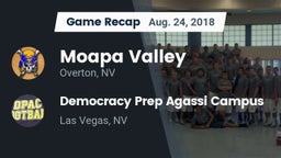 Recap: Moapa Valley  vs.  Democracy Prep Agassi Campus 2018