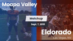 Matchup: Moapa Valley High vs. Eldorado  2018