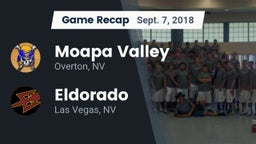 Recap: Moapa Valley  vs. Eldorado  2018