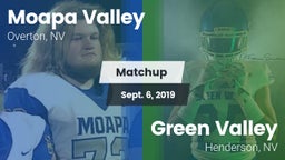 Matchup: Moapa Valley High vs. Green Valley  2019