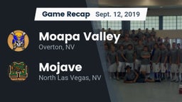 Recap: Moapa Valley  vs. Mojave  2019