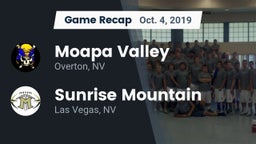 Recap: Moapa Valley  vs. Sunrise Mountain  2019