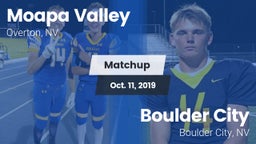 Matchup: Moapa Valley High vs. Boulder City  2019