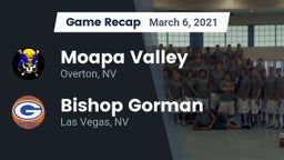 Recap: Moapa Valley  vs. Bishop Gorman  2021