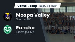 Recap: Moapa Valley  vs. Rancho  2021