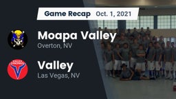 Recap: Moapa Valley  vs. Valley  2021