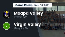 Recap: Moapa Valley  vs. ****** Valley  2021