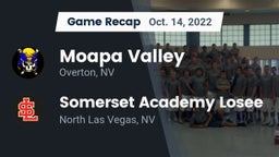 Recap: Moapa Valley  vs. Somerset Academy Losee 2022