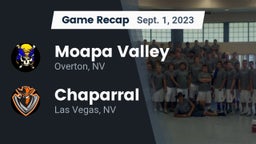 Recap: Moapa Valley  vs. Chaparral  2023