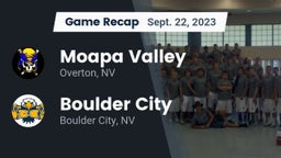 Recap: Moapa Valley  vs. Boulder City  2023