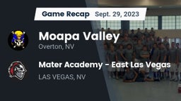 Recap: Moapa Valley  vs. Mater Academy - East Las Vegas  2023