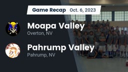 Recap: Moapa Valley  vs. Pahrump Valley  2023