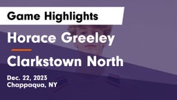 Horace Greeley  vs Clarkstown North  Game Highlights - Dec. 22, 2023