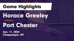 Horace Greeley  vs Port Chester  Game Highlights - Jan. 11, 2024