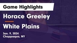 Horace Greeley  vs White Plains  Game Highlights - Jan. 9, 2024