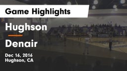 Hughson  vs Denair  Game Highlights - Dec 16, 2016