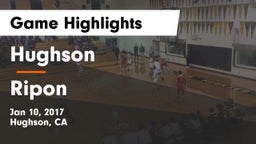 Hughson  vs Ripon  Game Highlights - Jan 10, 2017