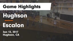 Hughson  vs Escalon  Game Highlights - Jan 13, 2017