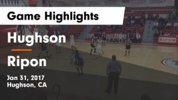 Hughson  vs Ripon  Game Highlights - Jan 31, 2017
