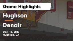 Hughson  vs Denair  Game Highlights - Dec. 16, 2017