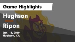Hughson  vs Ripon  Game Highlights - Jan. 11, 2019