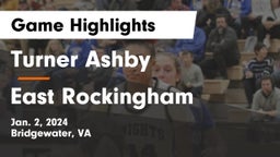 Turner Ashby  vs East Rockingham Game Highlights - Jan. 2, 2024