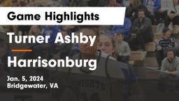 Turner Ashby  vs Harrisonburg  Game Highlights - Jan. 5, 2024