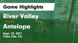River Valley  vs Antelope  Game Highlights - Sept. 29, 2021