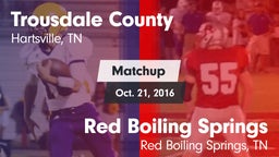 Matchup: Trousdale County vs. Red Boiling Springs  2016