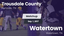 Matchup: Trousdale County vs. Watertown  2017