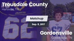 Matchup: Trousdale County vs. Gordonsville  2017