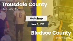 Matchup: Trousdale County vs. Bledsoe County  2017