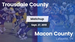 Matchup: Trousdale County vs. Macon County  2019