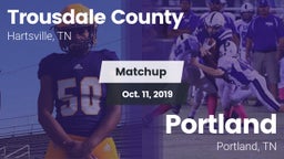 Matchup: Trousdale County vs. Portland  2019