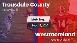 Matchup: Trousdale County vs. Westmoreland  2020