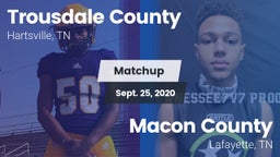 Matchup: Trousdale County vs. Macon County  2020