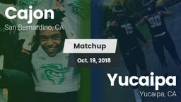 Matchup: Cajon  vs. Yucaipa  2018