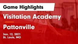 Visitation Academy  vs Pattonville  Game Highlights - Jan. 12, 2021
