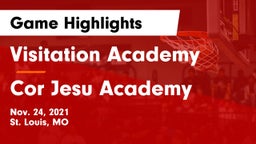Visitation Academy vs Cor Jesu Academy Game Highlights - Nov. 24, 2021