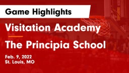 Visitation Academy vs The Principia School Game Highlights - Feb. 9, 2022