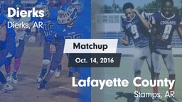 Matchup: Dierks  vs. Lafayette County  2016